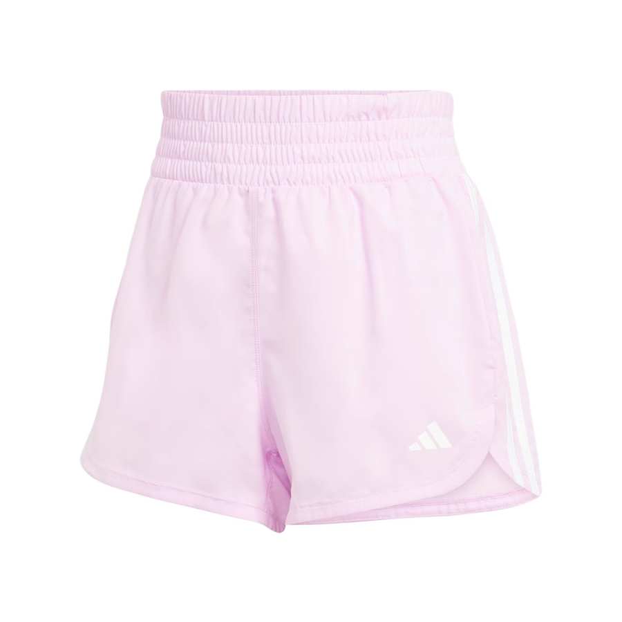 Adidas Adidas Free Shipping With AdiClub Pacer Training 3 Stripes Woven High Rise Shorts