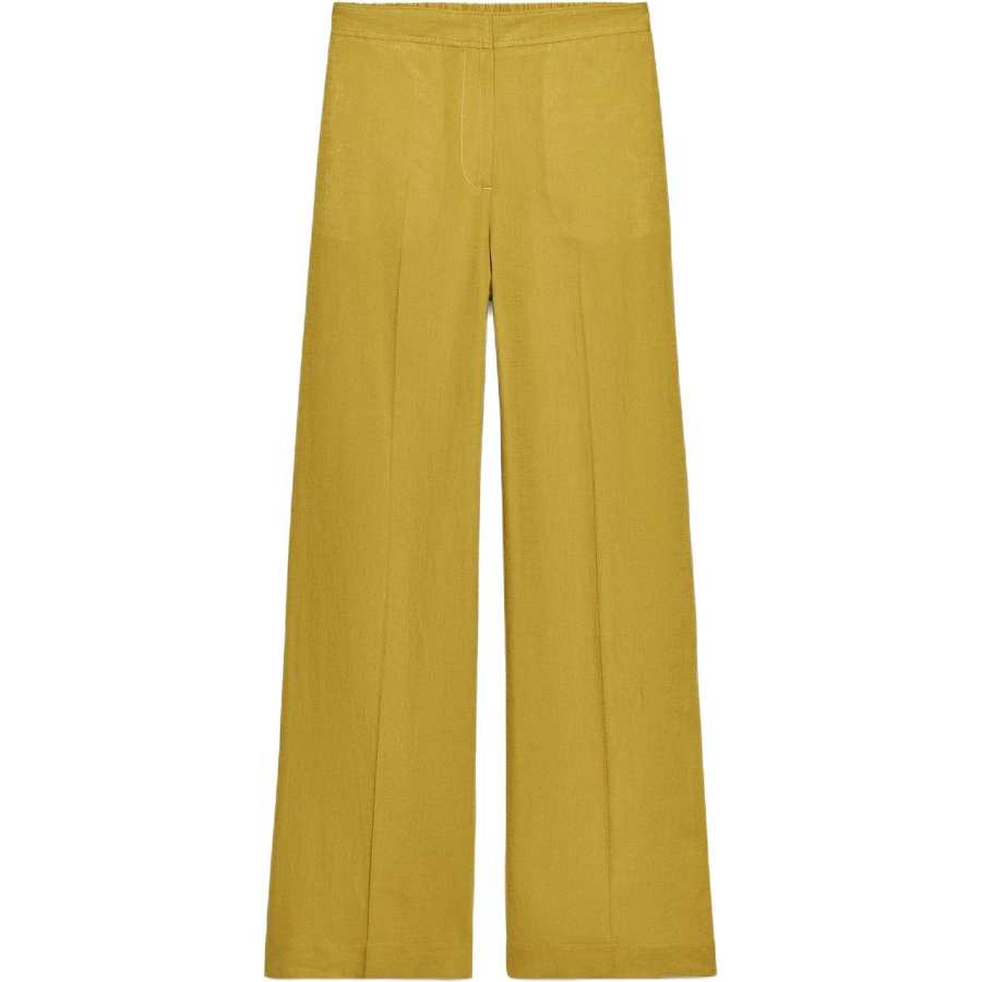 ZARA Casual Pants Women's Mustard Moderate Straight Fit Pants