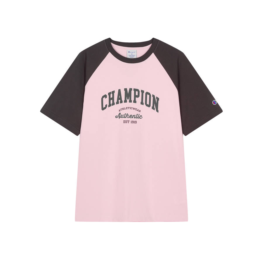Champion T Shirts Unisex Crew Neck Moderate Straight Fit