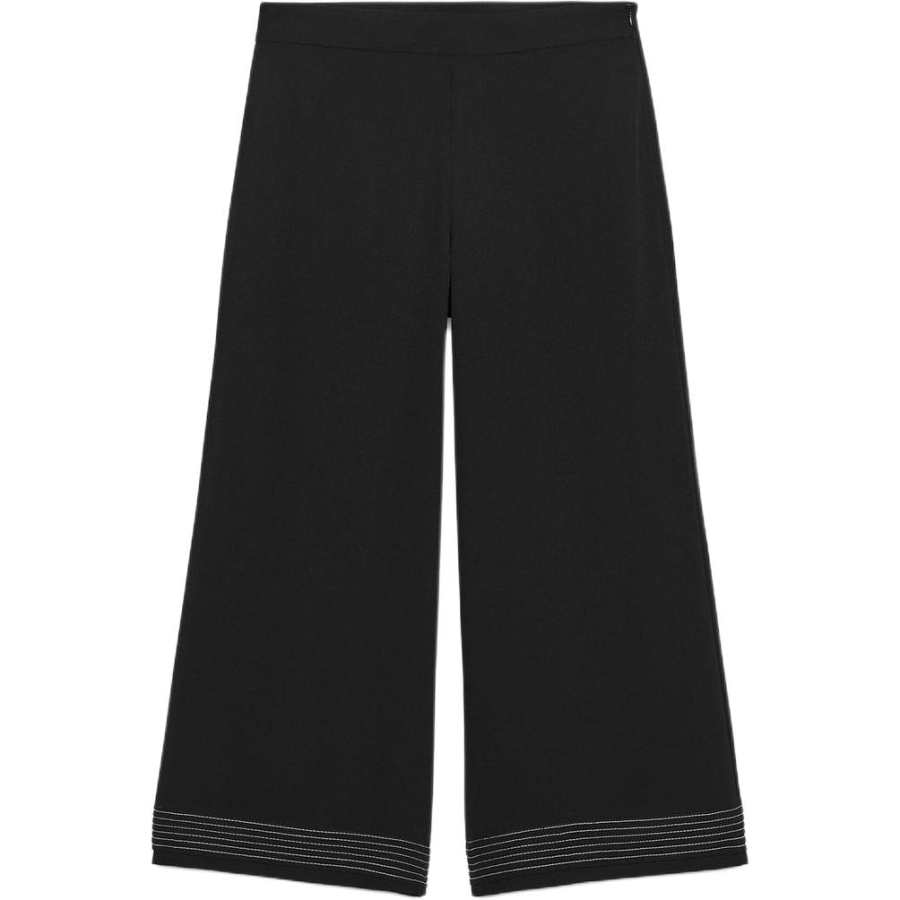 ZARA Casual Pants Women's Black Moderate Wide Leg Pants