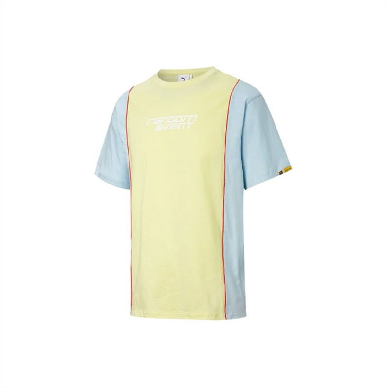 PUMA x Randomevent Train Cloudspun T Shirt Unisex Yellow