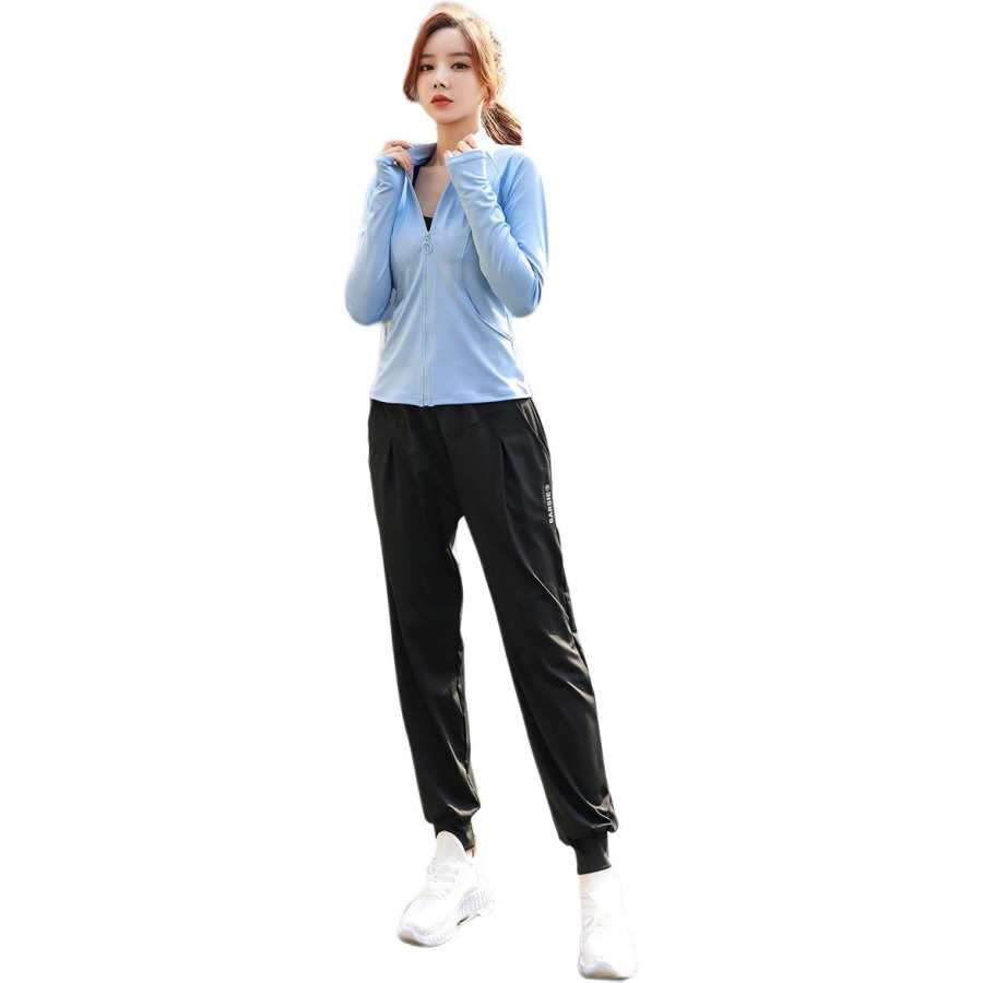 Barbie Fitness Sets Women's Blue Half Turtleneck Moderate