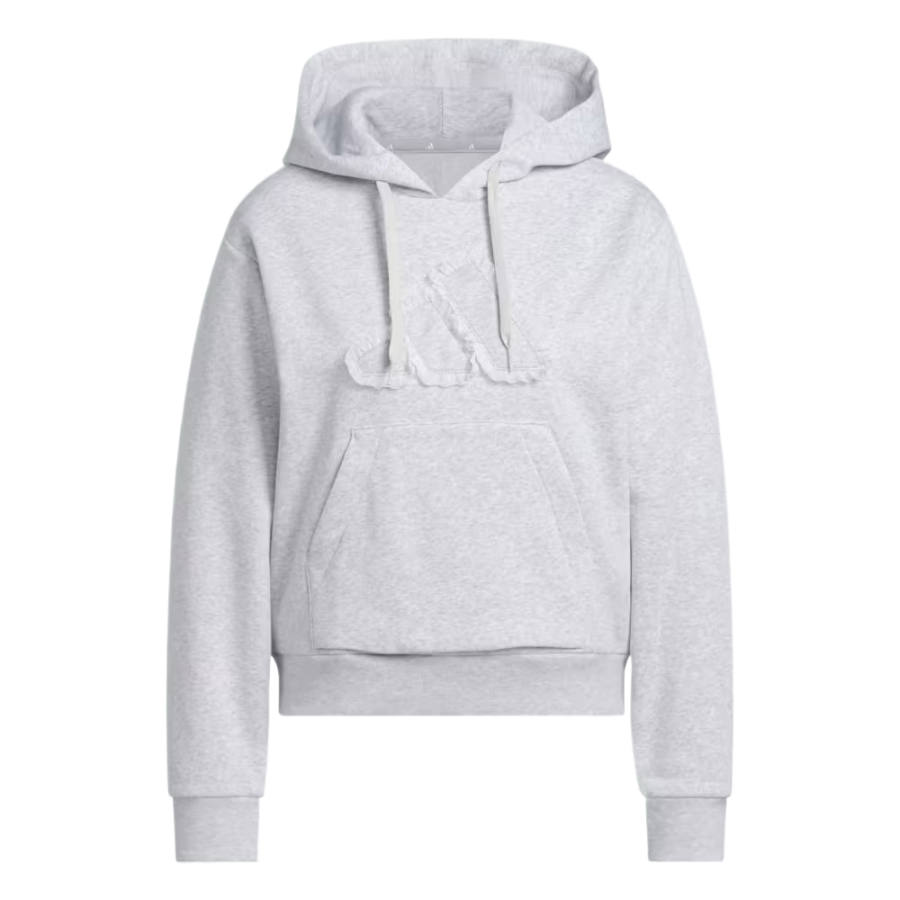 Adidas Adidas Free Shipping With AdiClub Seasonal Essentials Ruffled Big Logo Graphic Hoodie