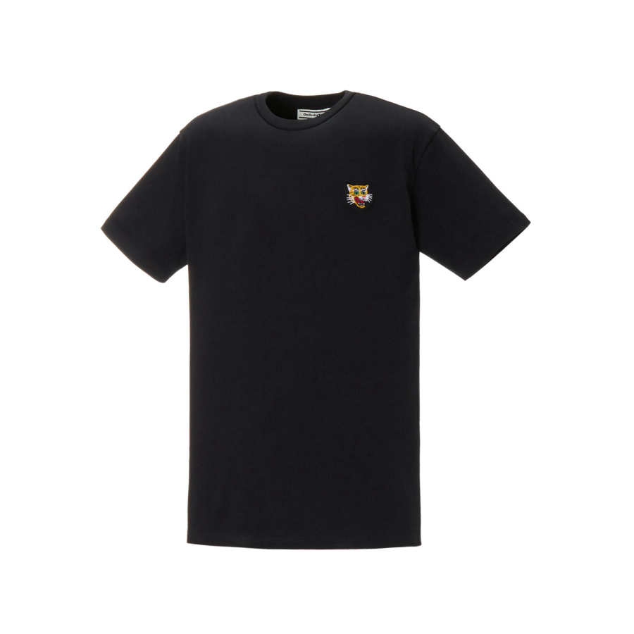 Onitsuka Tiger T Shirts Unisex Black Crew Neck Moderate