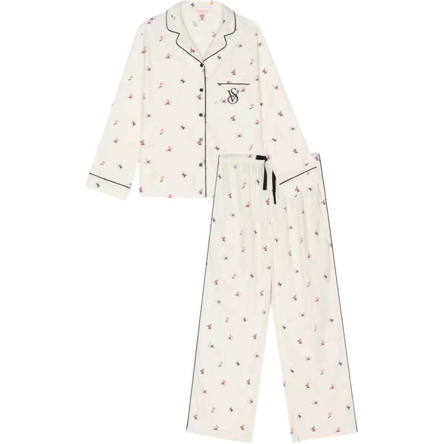 Victoria's Secret Pajama Set Women's Snow Fun Skiing