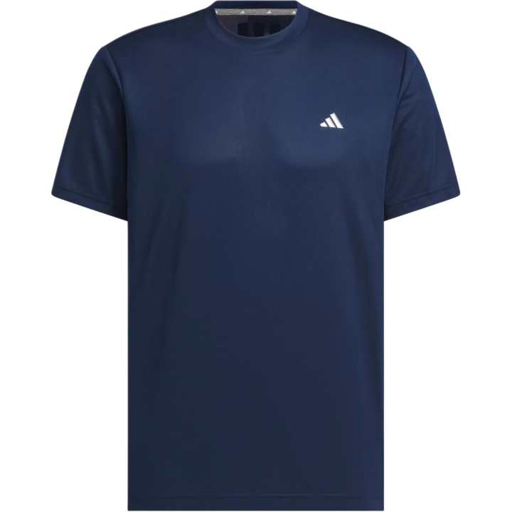 Adidas Adidas T Shirts Men's Collegiate Marine Blue Crew Neck Moderate
