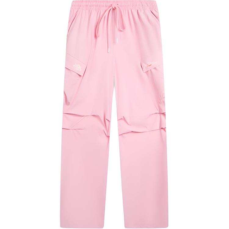 Li-Ning Li Ning Casual Pants Women's Pink Moderate Straight Fit Pants