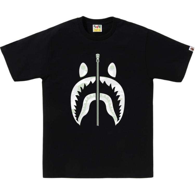 A BATHING APE A Bathing Ape shark-print T-shirt