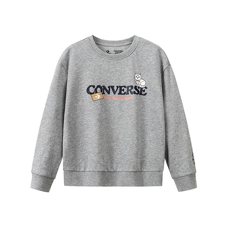 Converse Kids Sweatshirts Crew Neck Moderate