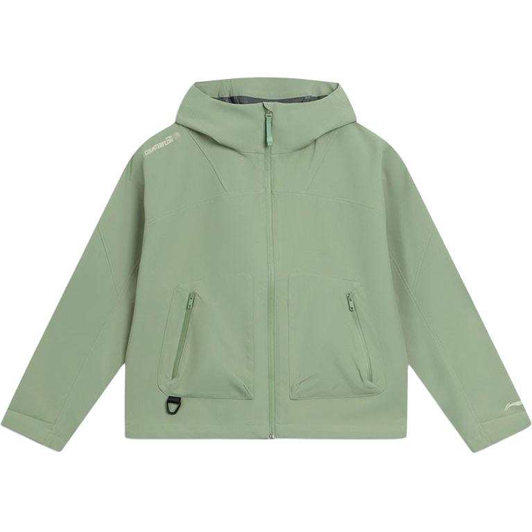 Li-Ning Li Ning Jackets Women's Green Hooded Moderate Other