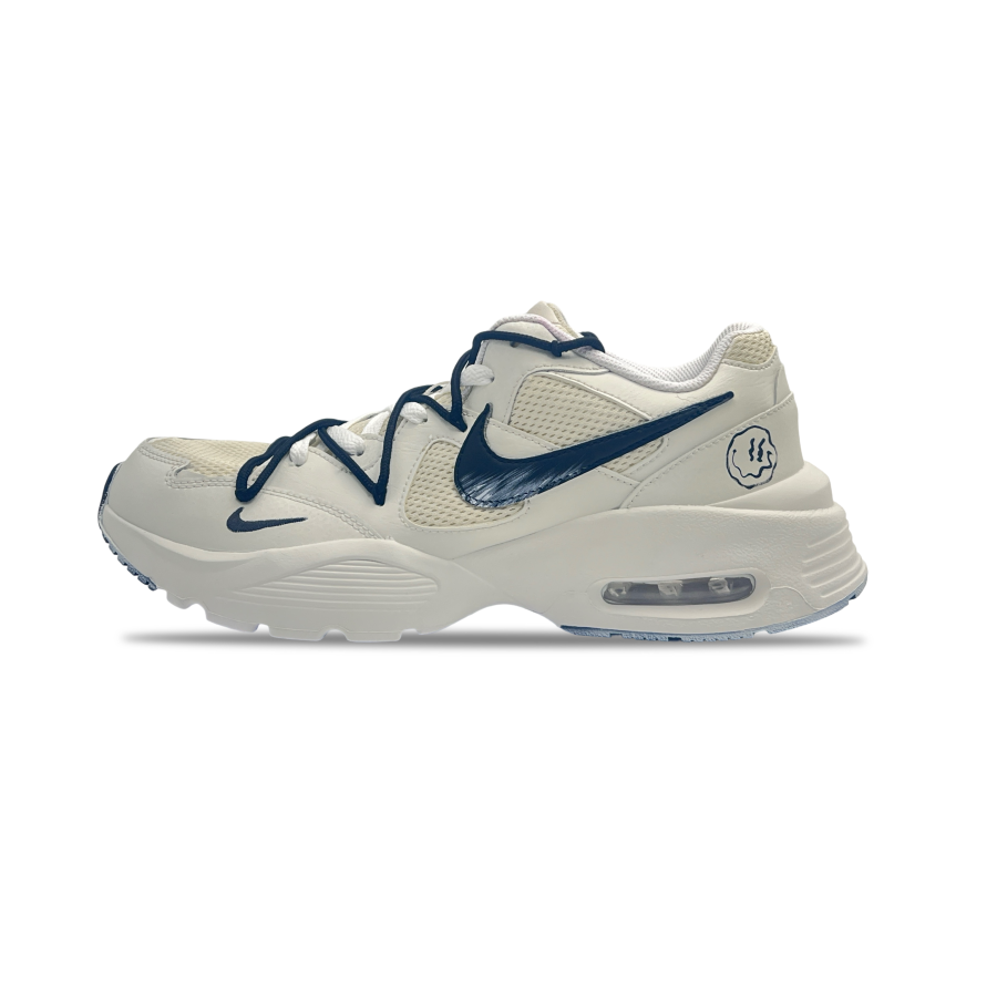 Nike Nike Air Max Fusion Breathable Low top Running Shoes Unisex Ecru