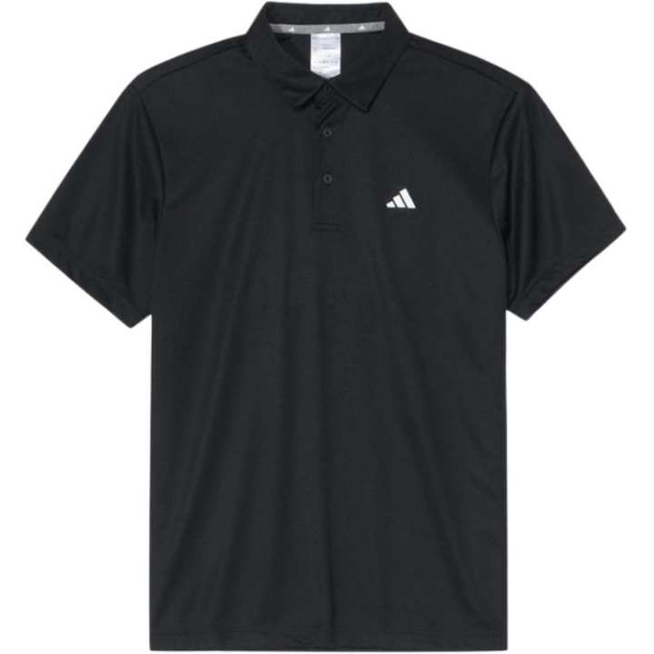 Adidas Adidas Polo Shirts Men's Black Polo Collar Moderate
