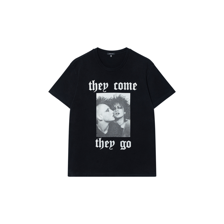 R13 【Previous Season】photographic print T-shirt