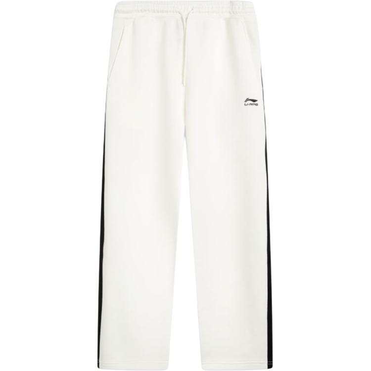 Li-Ning Li Ning Casual Pants Men's White Moderate Straight Fit Pants