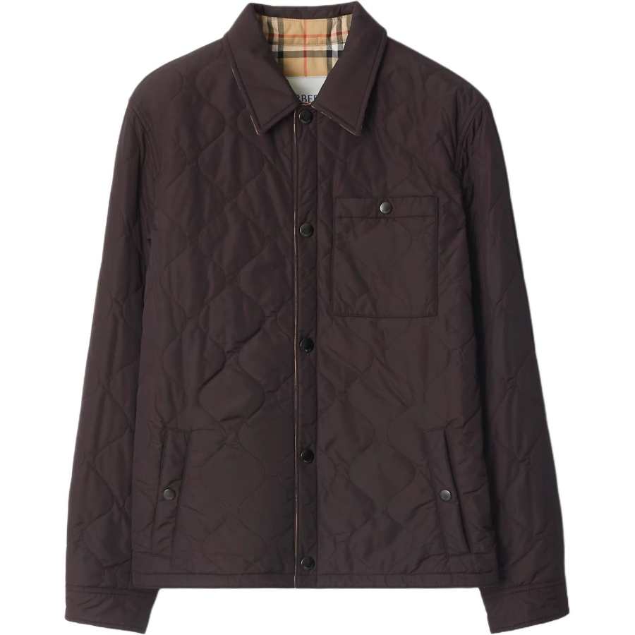 Burberry Burberry Quilted Checked Reversible Jacket