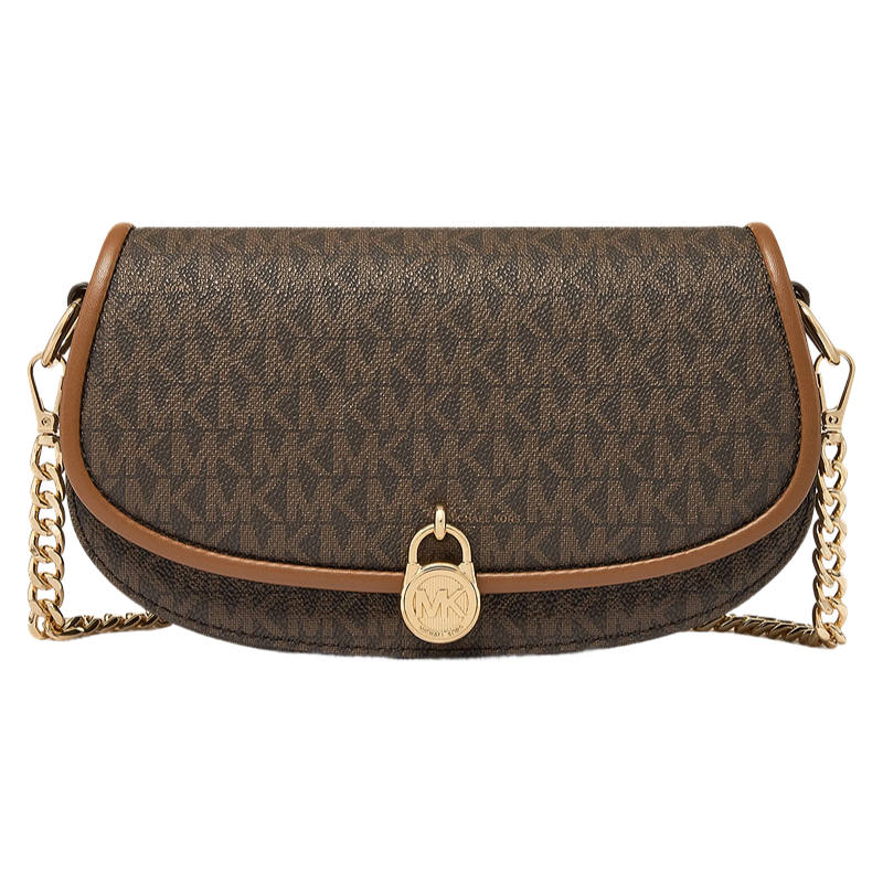 MICHAEL KORS Mila Artificial Leather Crossbody Bags Small Women's Dark Brown