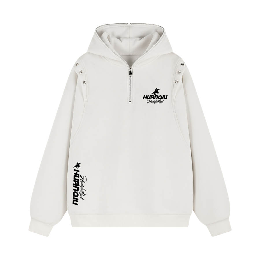 HUANQIU Sweatshirts Unisex Hooded Moderate Regular