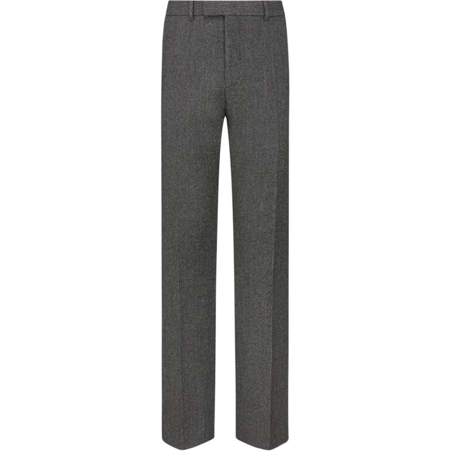 DIOR Homme Pleat Detailed Straight Leg Trousers