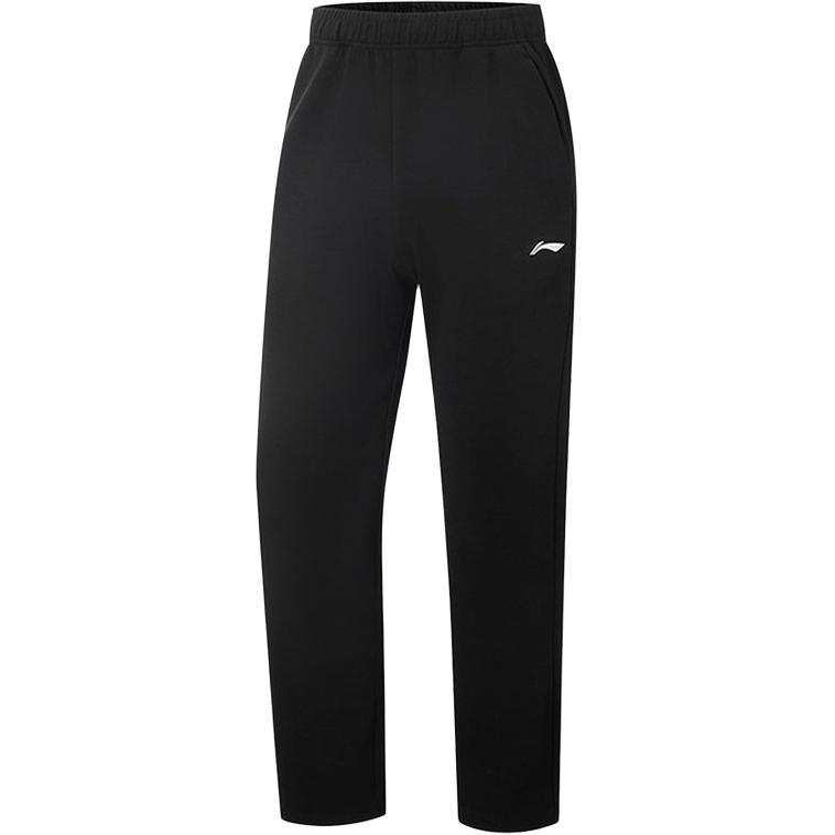 Li-Ning Li Ning Casual Pants Men's Black Moderate Straight Fit Pants