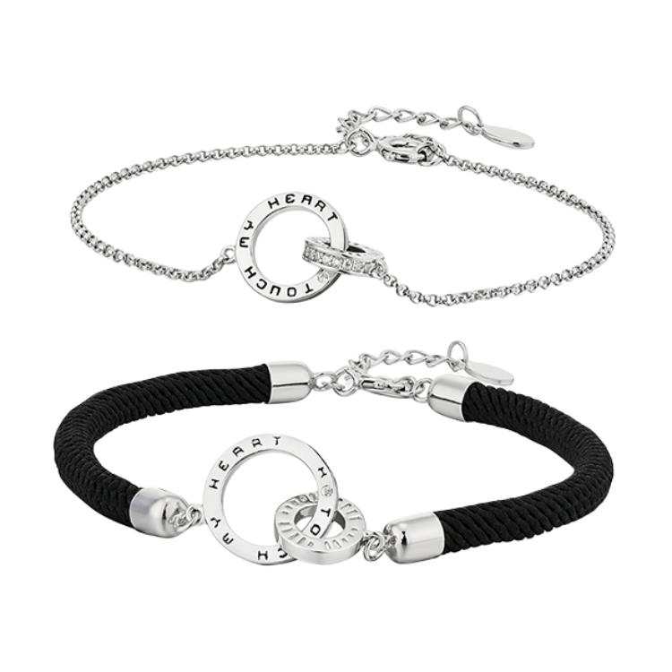 KADER KADER S925 Silver Rope Bracelets Unisex