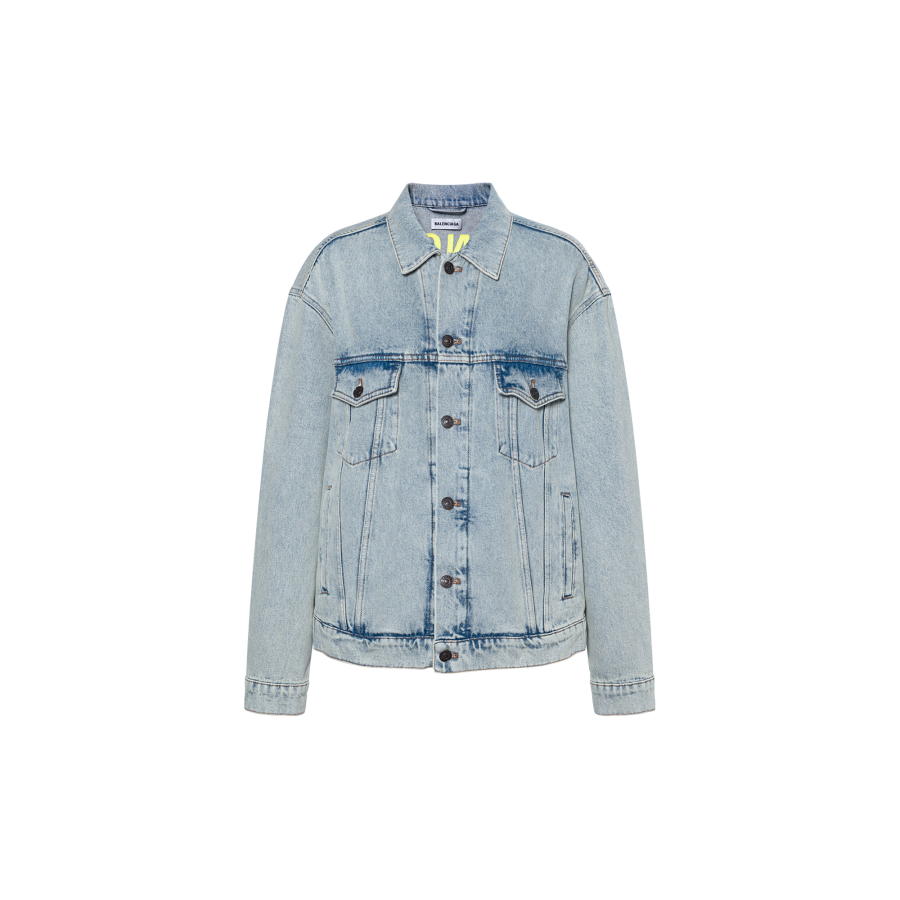 Balenciaga Denim Jacket Regular Fit Women's