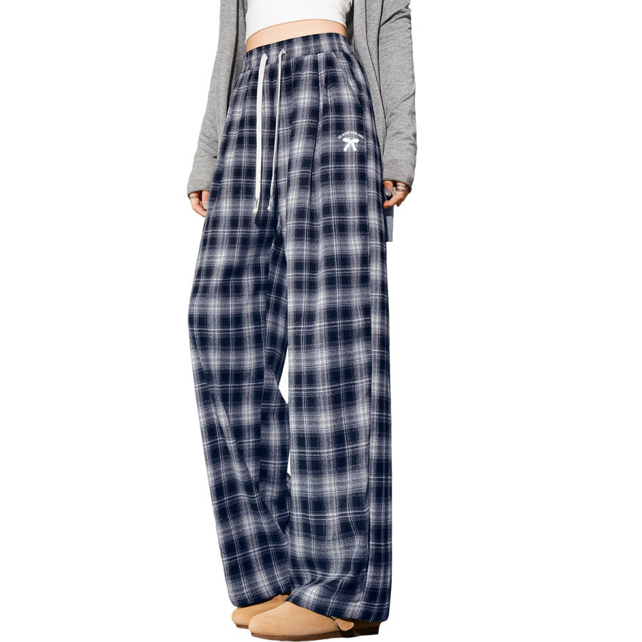 Tonlion Casual Pants Women's Moderate Wide Leg Pants