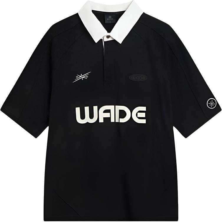 Li-Ning Li Ning T Shirts Men's Black Moderate Straight Fit