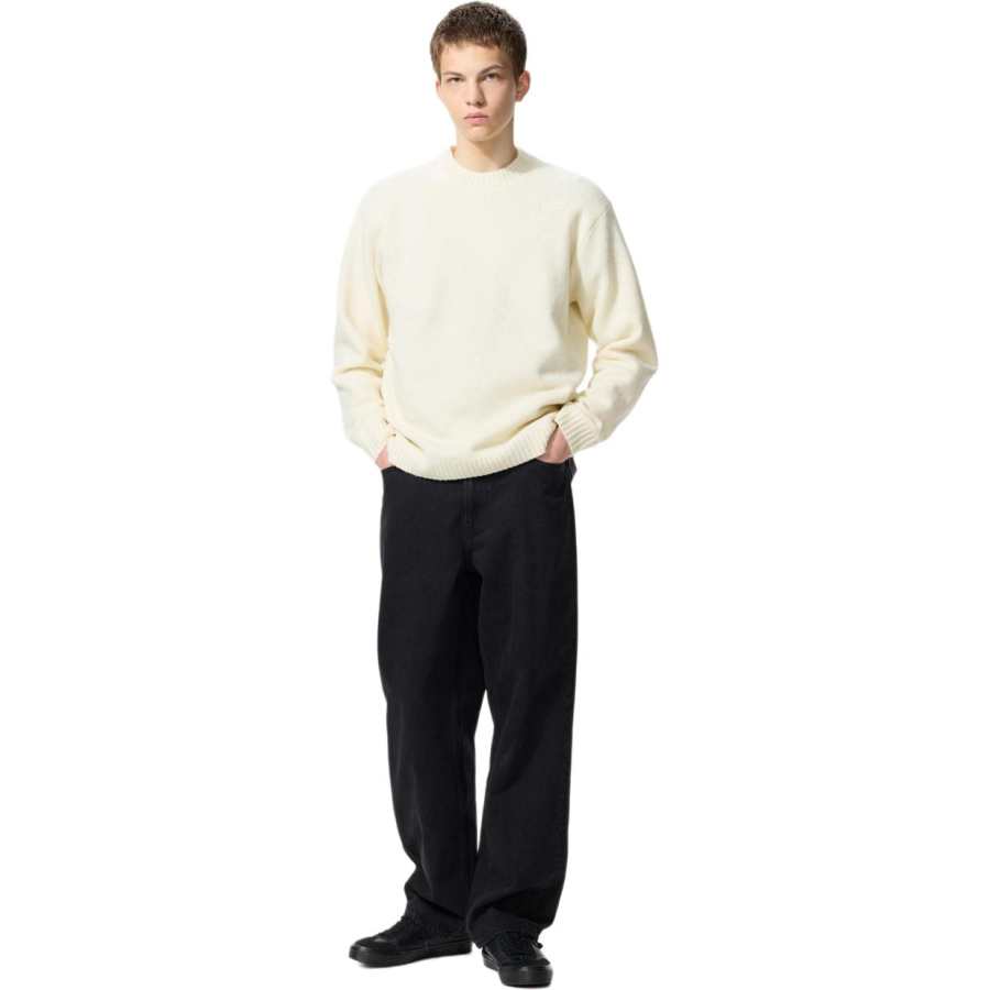 UNIQLO Knitwear Unisex Ivory Crew Neck Moderate Other