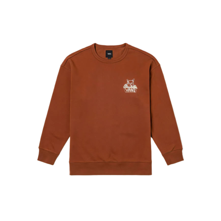 Vans Vans Sweatshirts Unisex Brick Crew Neck Moderate Regular