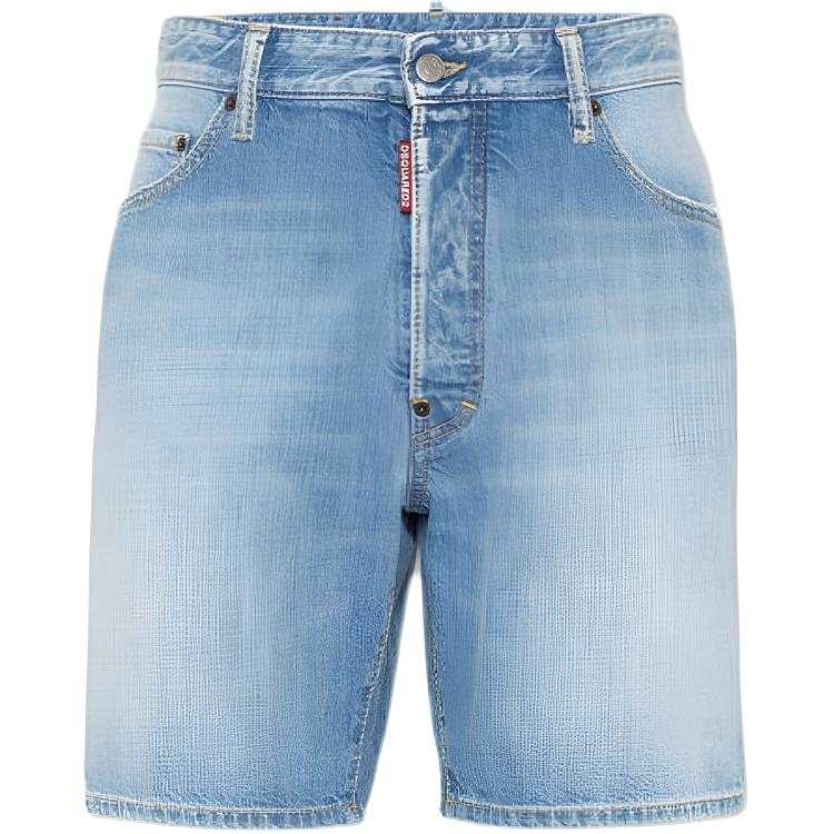 DSQUARED 2 Dsquared2 Logo Patch Denim Shorts
