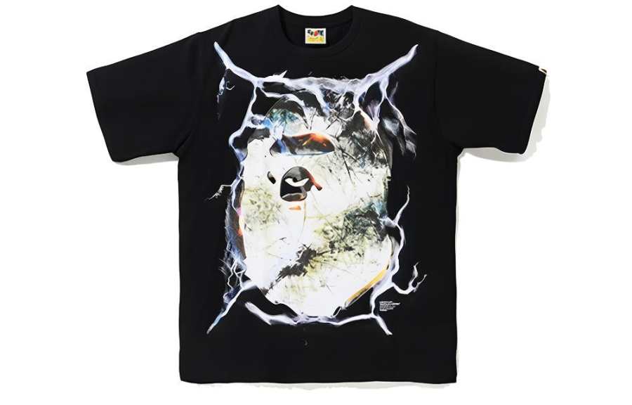 A BATHING APE Bape Bapeavy Metal Tee