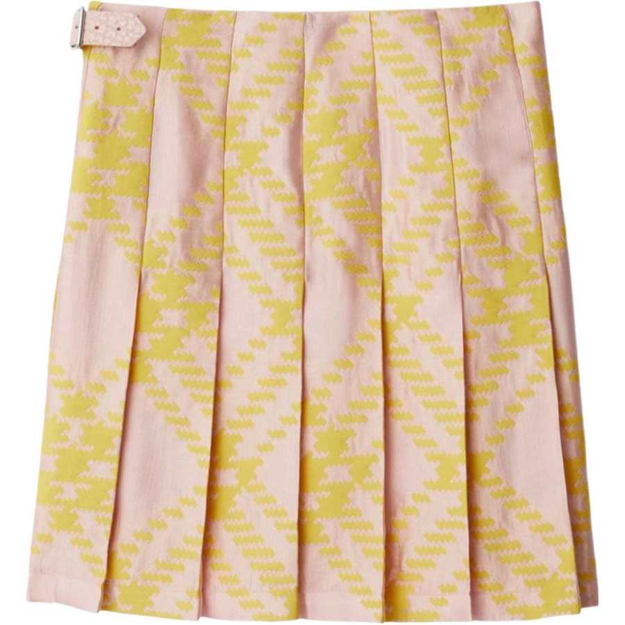 Burberry SS24 Casual Short Skirts Women's Pink