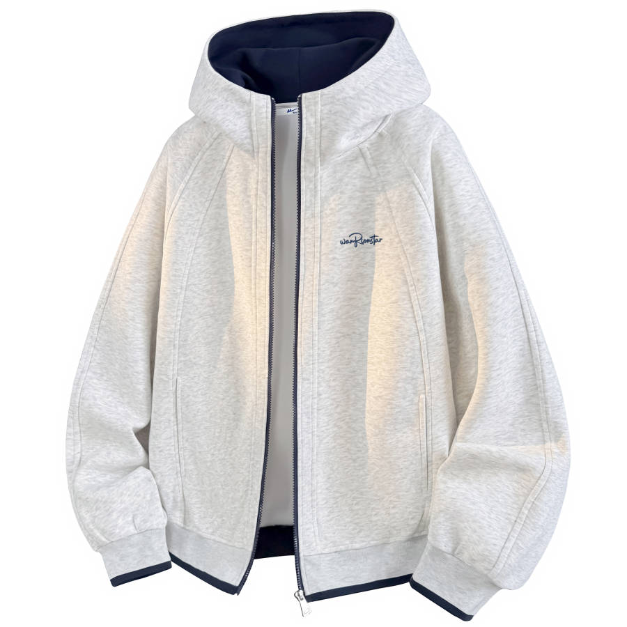 WARRIOR Sweatshirts Unisex Hooded Moderate Cardigan