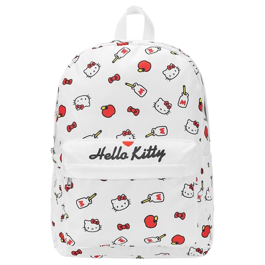 Sanrio Sanrio Hello Kitty Canvas Backpack Regular Women's White