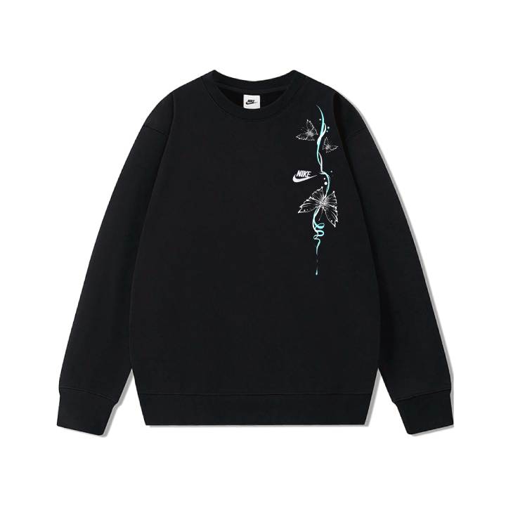 Nike Nike Sweatshirts Unisex Black Crew Neck Moderate Regular