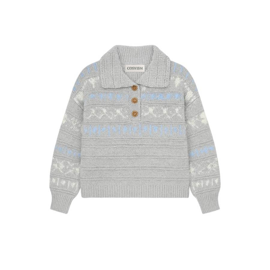Cosyism Knitwear Women's Lapel Moderate Cardigan