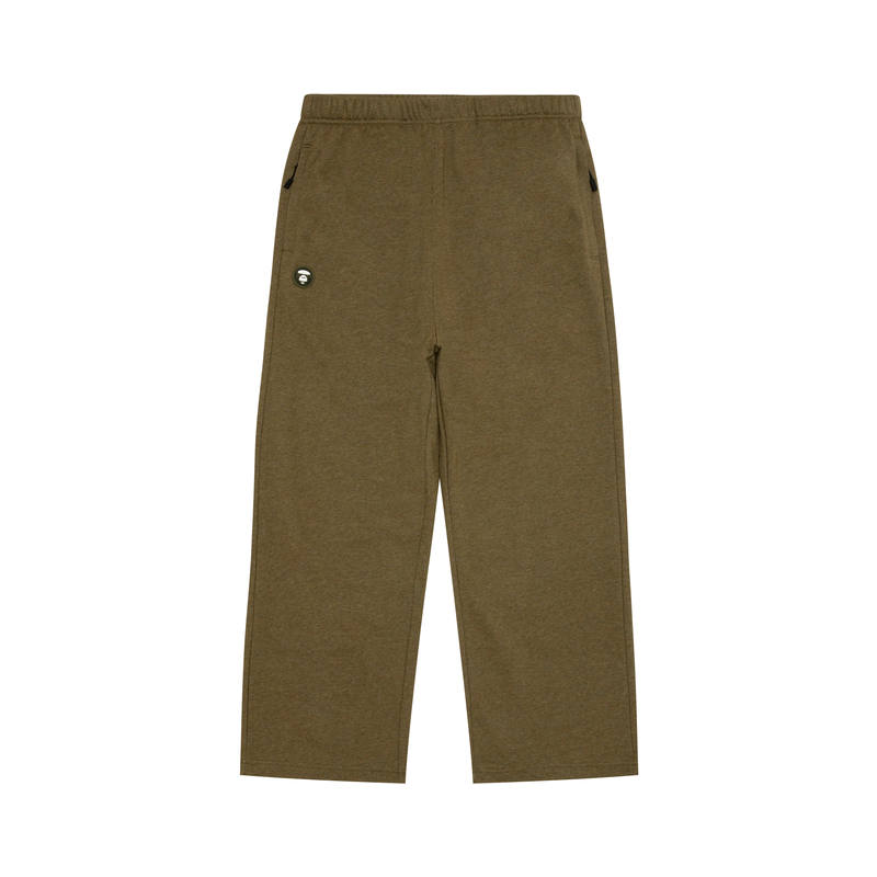 Aape Casual Pants Men's Gray Green KH2 Moderate Straight Fit Pants