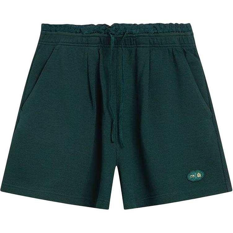 Li-Ning Li Ning Casual Shorts Women's Dark Green Moderate
