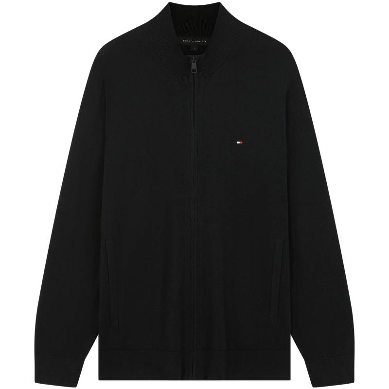 Tommy Hilfiger Knitwear Men's Stand Collar Moderate Cardigan