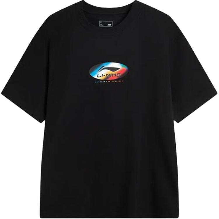 Li-Ning Li Ning T Shirts Unisex Crew Neck Moderate