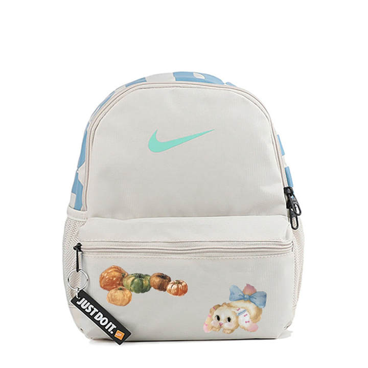 Nike Nike Fabric Backpack Regular Women's Oil Paintings Fairy Tale/Gaming Amusement Park/Dog Raincoat