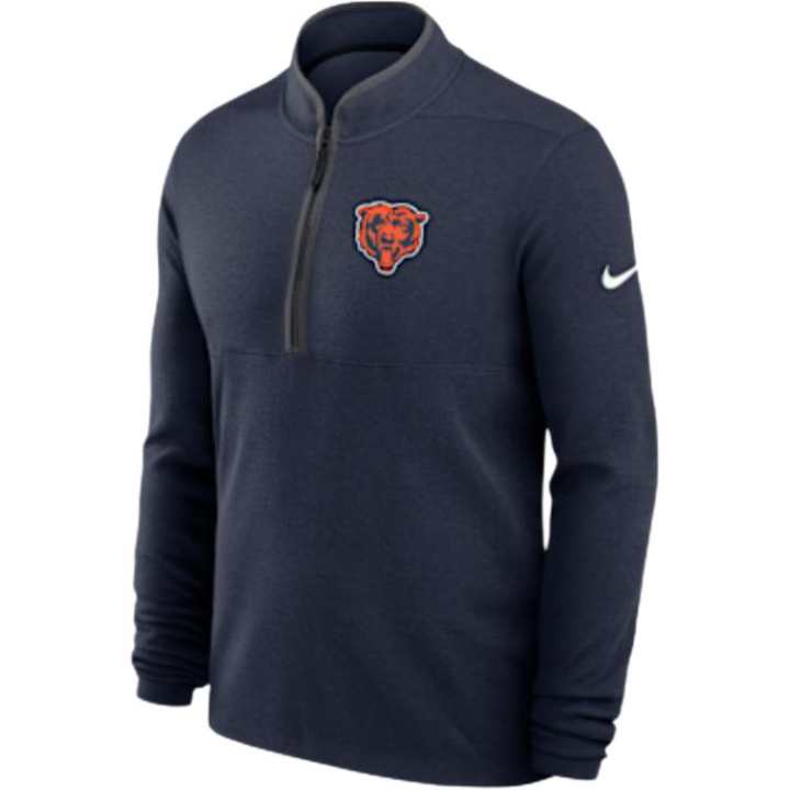 Nike Nike Chicago Bears Logo Victory Men's Nike Dri-FIT Nfl 1/2-Zip Long-Sleeve Top