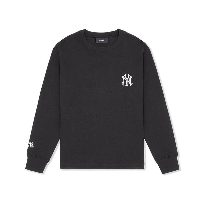 MLB T Shirts Unisex New York Yankees/Black Crew Neck Moderate Straight Fit