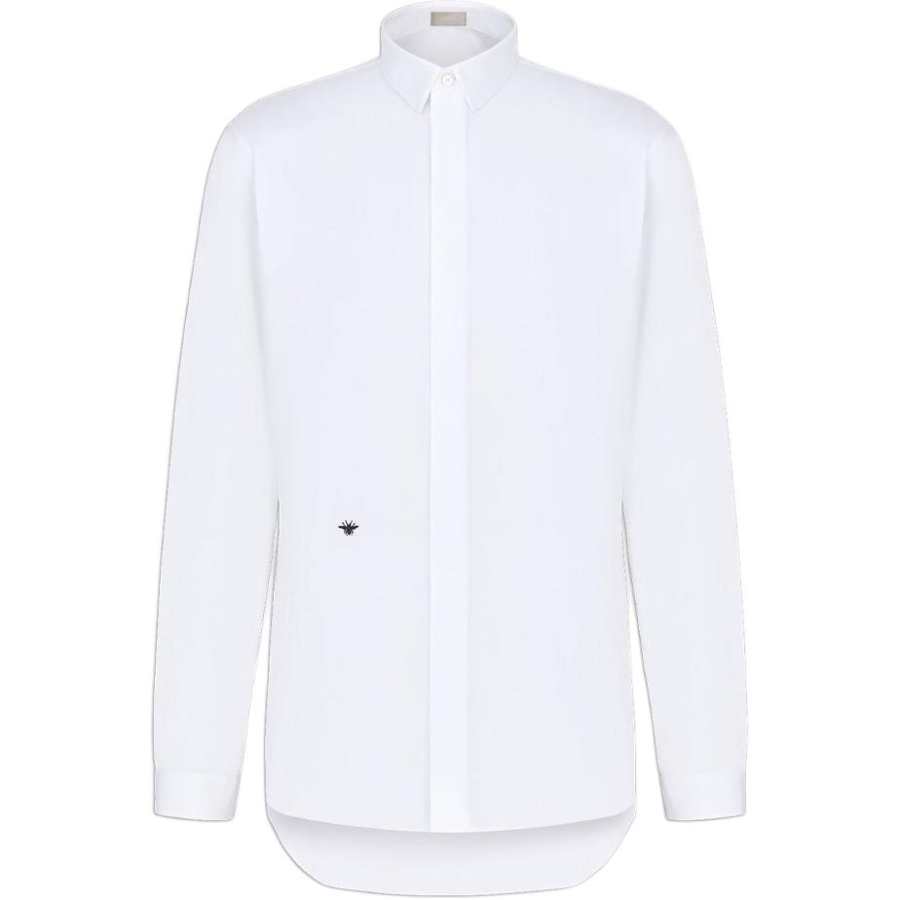 DIOR DIOR Shirts Men's White Lapel Moderate Other