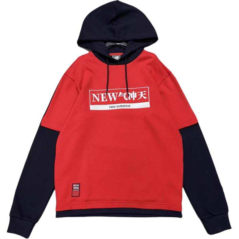New Balance New Balance Sweatshirts Men's Red Hooded Moderate