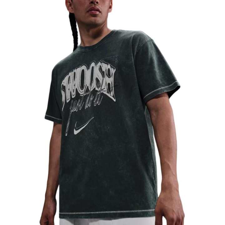 Nike Nike Clothing T Shirts Men's Seaweed Green Crew Neck