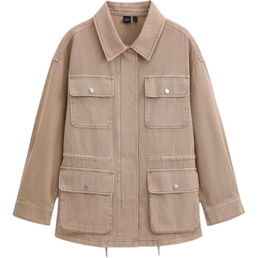GAP GAP Jackets Women's Khaki Lapel Moderate Other