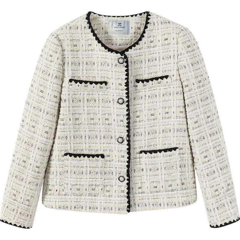 XIANGYING Jackets & Coats Women's Beige