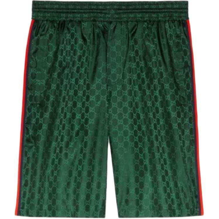 GUCCI Casual Shorts Men's Green Moderate