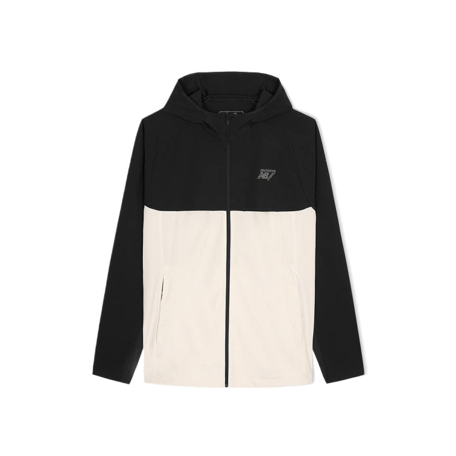 New Balance New Balance Trench Coats Men's Black/White Hooded Moderate